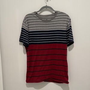 Pac Sun On the Byas Multicolor Striped Tee